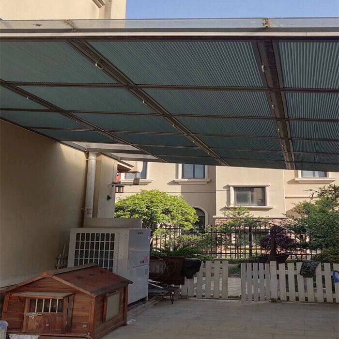 阳光房顶天窗遮阳隔热蜂巢帘遮光风琴窗帘电动天棚帘上门测量安装