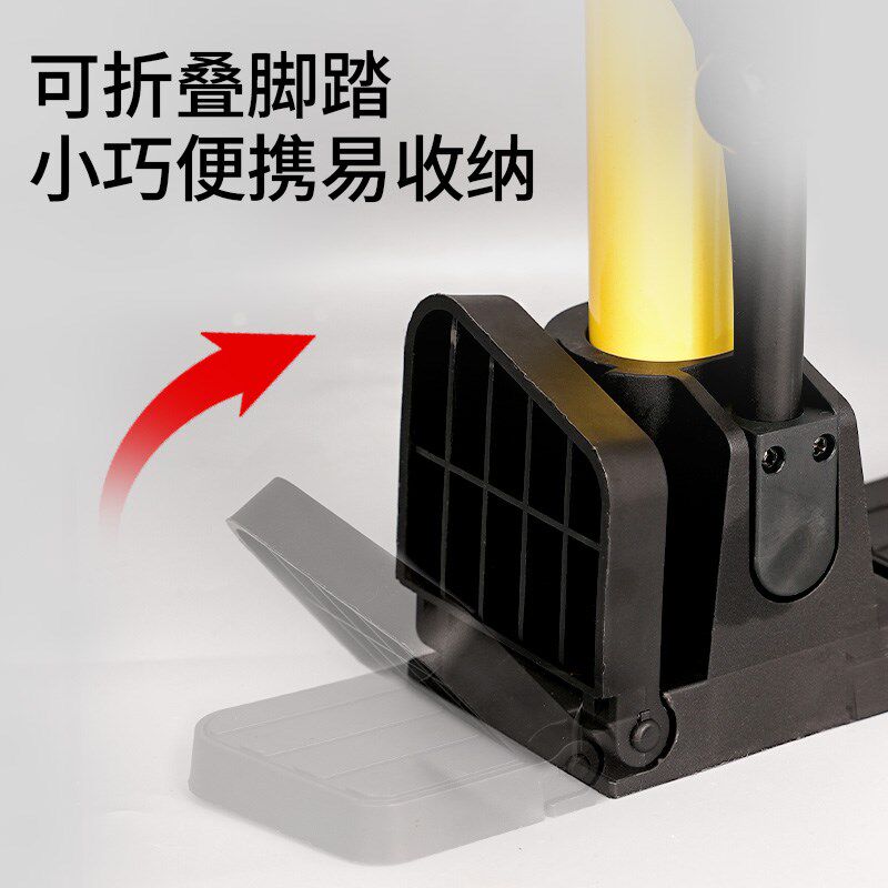 欧耐新型高压打气筒自行车家用通用电动机车公路车专用气表气泵