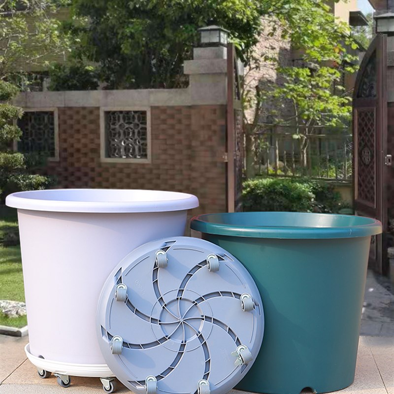 特大塑料花盆30加仑大口径加厚控根花盆月季绣球果树花盆