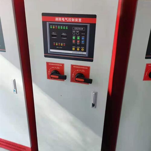 迪托消防水泵控制柜消火栓喷淋IP55一控二星三角机械应急启动变频