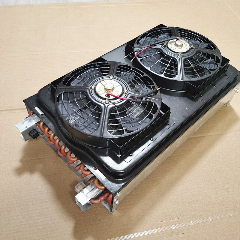 收割机纯铜散热器收割机改装冷凝器货车工程车加装空调铜管散热器