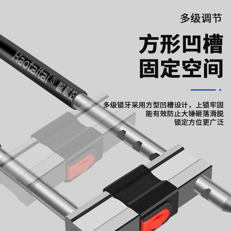 玻璃门锁U型锁锁具双门插锁玻璃锁推拉门长锁商铺u锁型室外U形锁