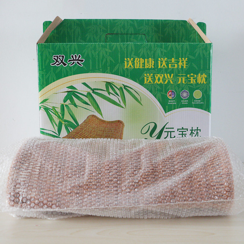 夏凉枕头护颈椎枕头偏硬透气护颈PE藤枕可水洗枕头手工编织
