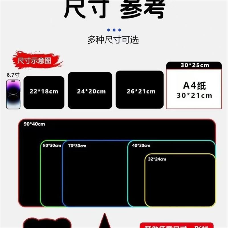 炒股K线图鼠标垫 股票投资交易员桌垫 大号防滑耐脏电脑办公桌垫
