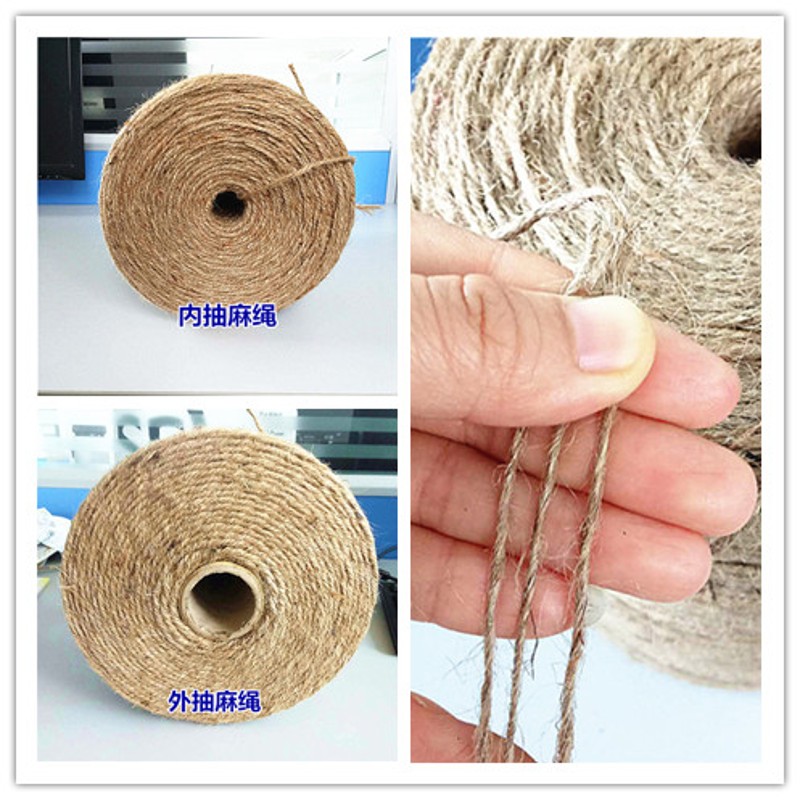 麻绳秸秆打捆绳圆捆捡拾打捆机麻绳圆捆打包机绳捆草绳打草机绳子
