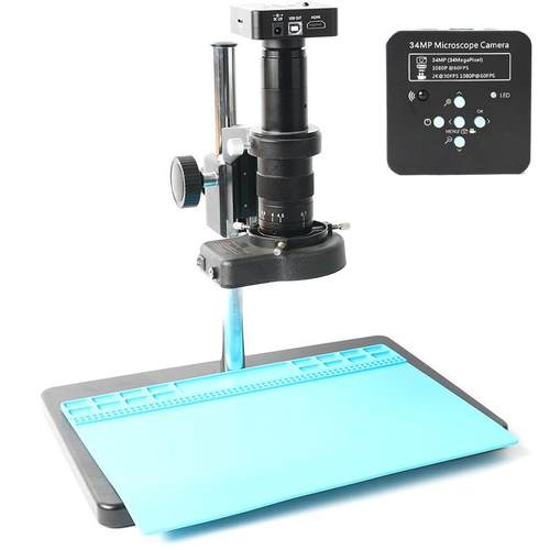 3400万像素工业相机 HDMI USB电子放大镜 数码工业显微镜套装