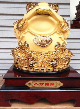 招财金蟾 三足蟾蜍 旺财貔貅 风水 树脂工艺品摆件 开业装饰礼品