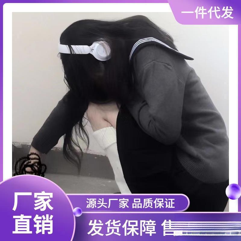 现货头戴式耳机影楼摄影拍照道具耳麦高颜值可爱白色小儿童学生包