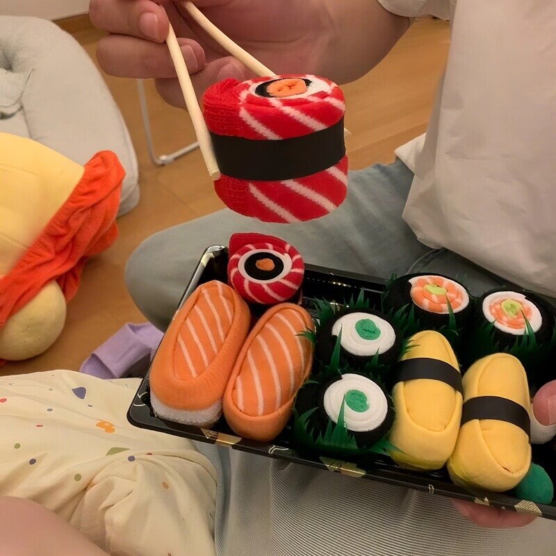 创意仿真寿司袜子礼盒送男女闺蜜个性趣味恶搞怪交换圣诞生日礼物