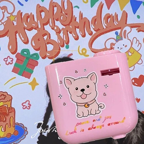 生日投影仪拍照投影灯生日快乐同款装饰ins风氛围灯场景布置玩具