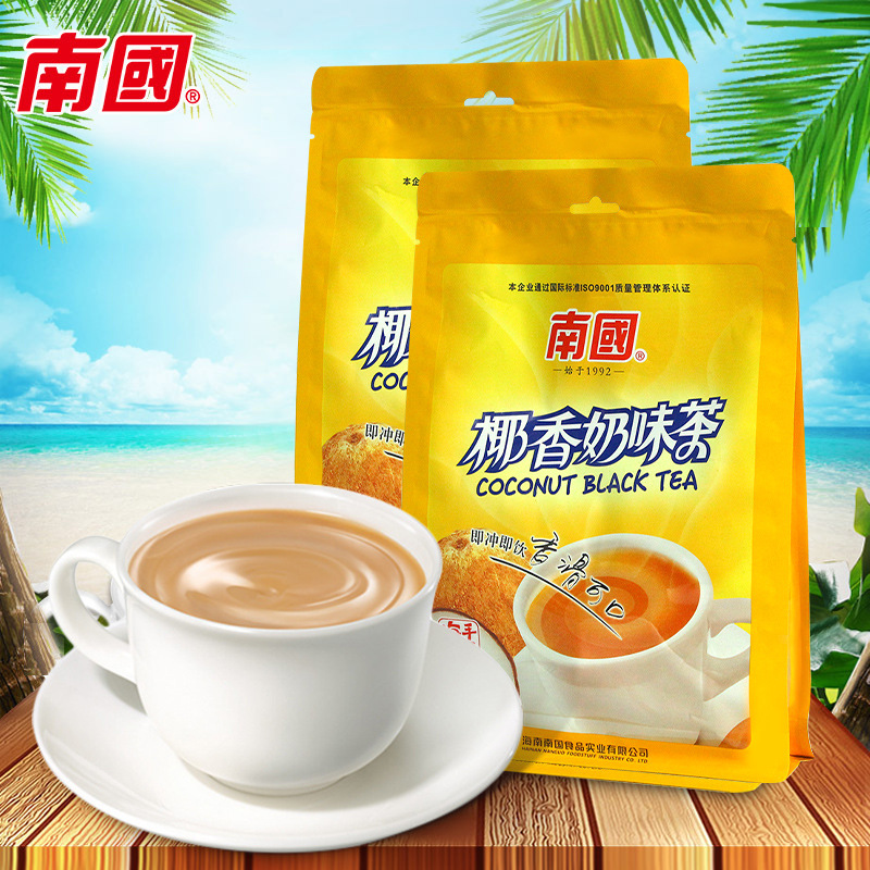 南国食品固饮椰奶与红茶的搭配