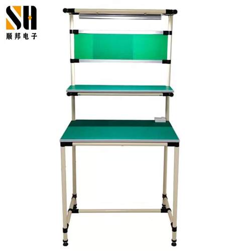 惠州供应精益管工作台电子厂车间流水线防静电装配操作台