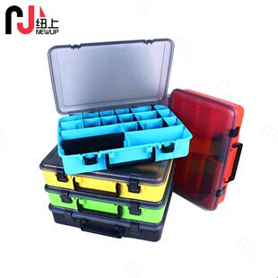 手提多功能路亚箱39*27*8CM工具箱路亚饵盒大容量配件鱼饵收纳盒