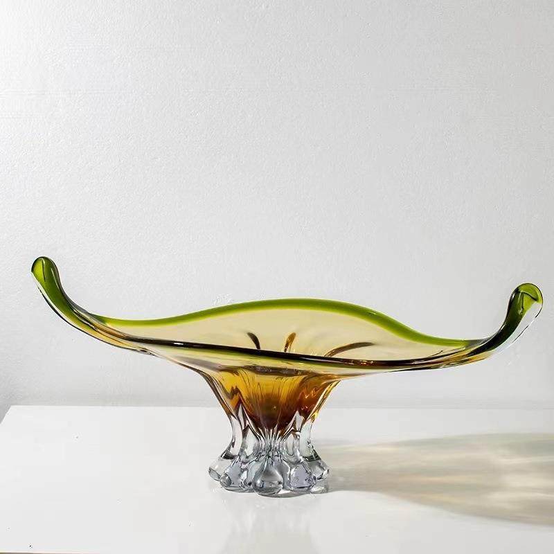 船形轻奢软装琉璃果盘收纳果篓售楼处样板间客厅饭厅餐桌玻璃摆件,玩具/童车/益智/积木/模型,毛绒/玩偶/公仔/布艺类玩具,淘宝优惠券,粉丝福利购,淘宝优惠卷