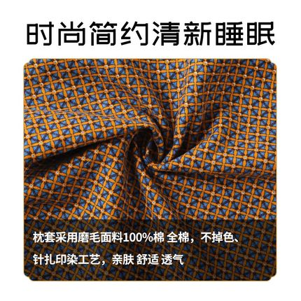 全荞麦枕头枕芯高枕不塌硬枕头荞麦壳加厚加高大号方形护颈枕