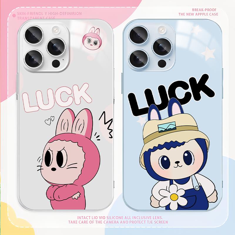 手机壳情侣适用苹果16iphone15promax新款2025公仔14全包13pro防摔12promax保护套11女男镜头高颜值玻璃软壳