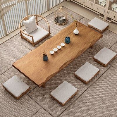 日式实木榻榻米茶桌 民宿原木休闲坐地茶台 小户型客厅会客泡茶桌,商业/办公家具,茶台/茶桌,淘宝优惠券,粉丝福利购,淘宝优惠卷