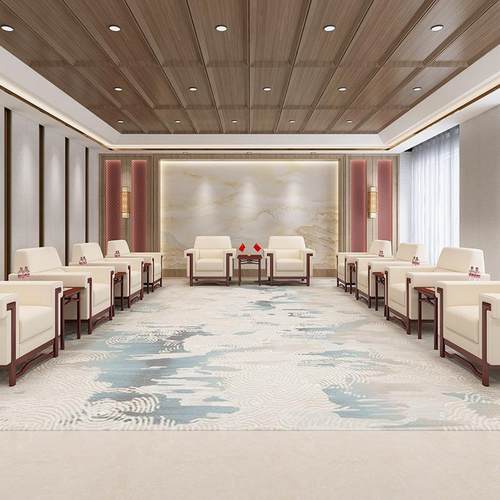 办公JD-2接沙发贵宾领导洽中式简约待现代酒店真大堂高档皮茶几谈