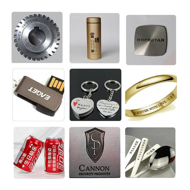 激光紫雕刻生日期打产码刻字机光纤激光打标塑胶硅机HAZ胶UV光镭