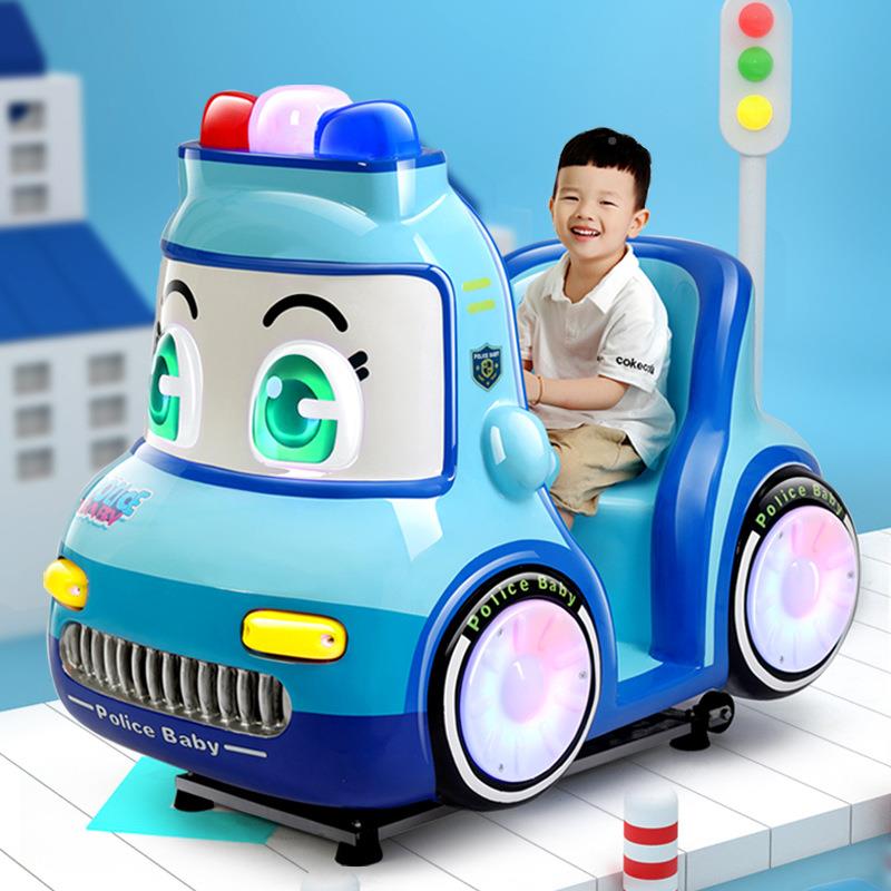 厂家直销豪华玻璃钢小车摆摇机童电动汽投币小儿孩摇摇车商561用