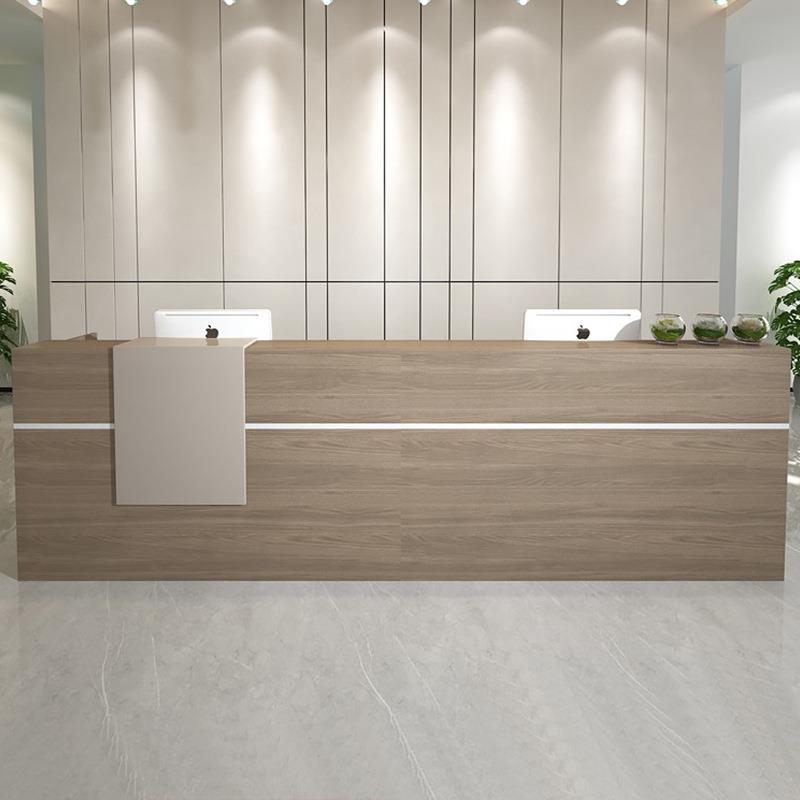 银台公司QT-16桌前台迎宾收办公吧代台简约现服装美容院接待台店