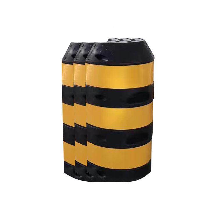 光厂家电线杆防344撞桶加厚EP塑料安全警示防撞桶全反隔离新墩