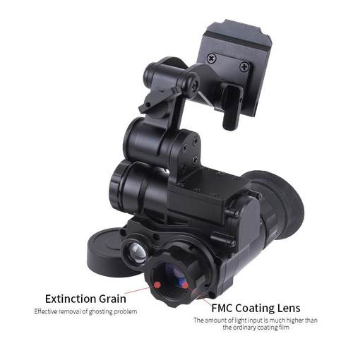 红码外线军迷头NVG10戴盔式头高清夜视仪望远镜美式视单筒NVG10数