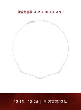 Mouhooland/暮后之地蕾丝花边细链情侣款项链小众设计锁骨链原创