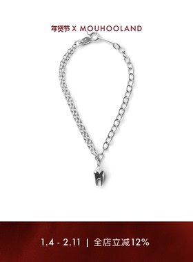 Mouhooland/暮后之地x FMACM联名款牙齿吊坠项链颈链