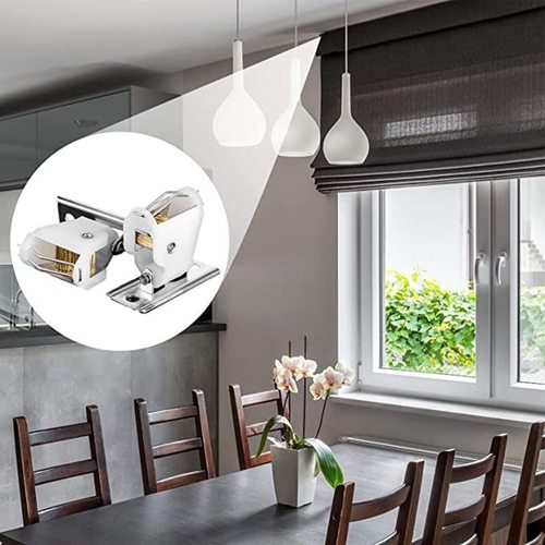 老式竹帘滑轮配件木芦苇卷窗帘升