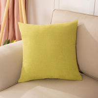 A light luxury and high-end Nordic cotton and linen pillow cushion, living room sofa headboard pillow, solid color simple pillow cover, pillow core thumbnail 8