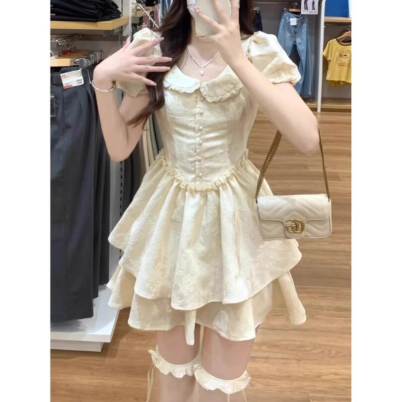 2025春季新款甜美蓬蓬连衣裙连衣裙