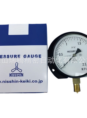 100B-N01N HV G3/8 2.5MPa日新计器压力表NISSHIN耐热耐震用
