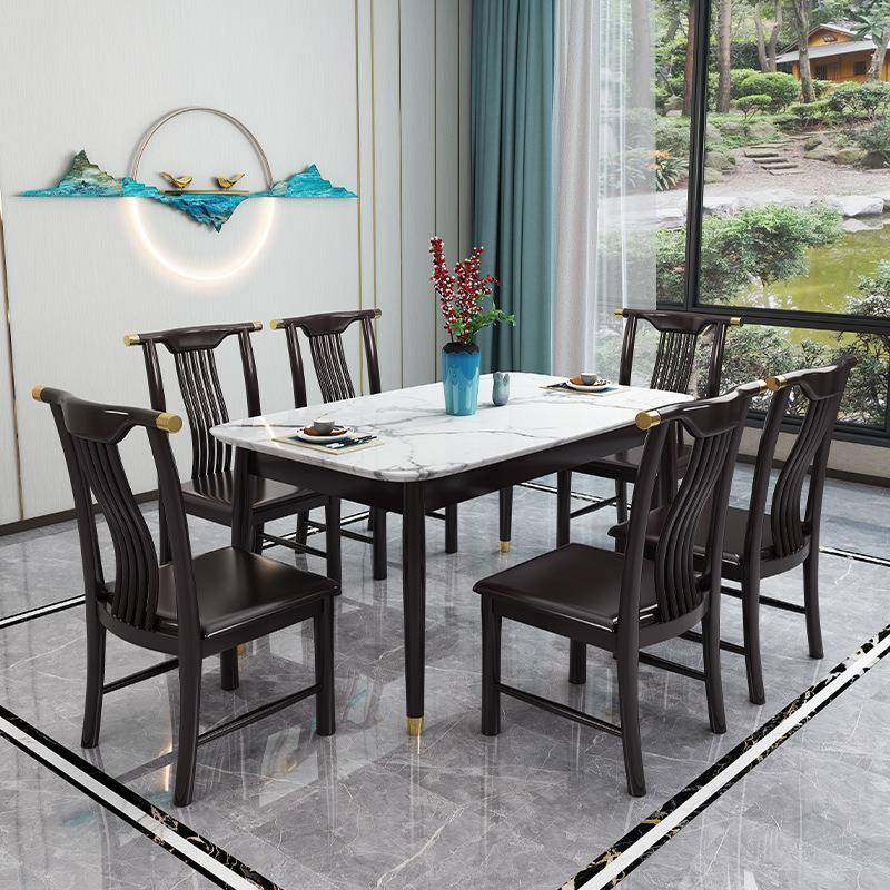 新中式简约北欧岩板茶台茶桌椅组合客厅泡茶桌子边桌办公室会客桌