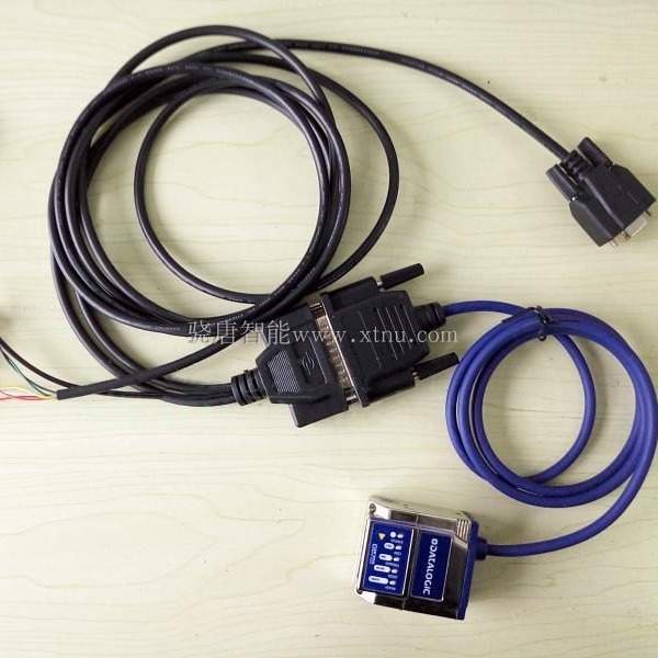 得利捷Matrix210N/300N/410N读码器串口线带触发线12V电源DS4800