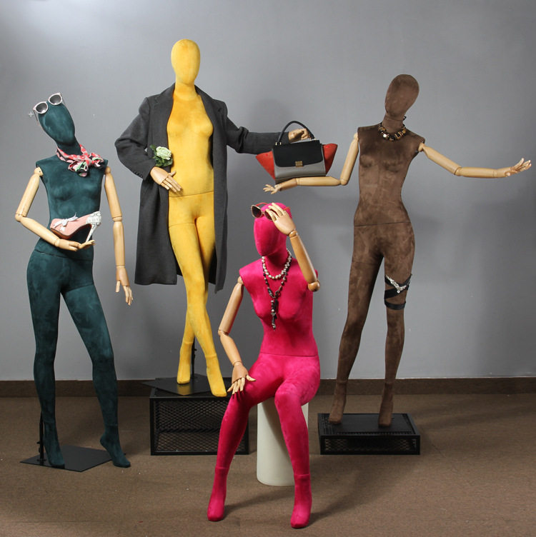 执得模特女全身服装展示人体模特实木手女装店高档陈列mannequin