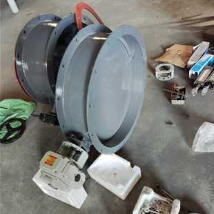 管道通风高温烟道除尘风阀 电动调节型通风蝶阀 DN800烟气挡板门