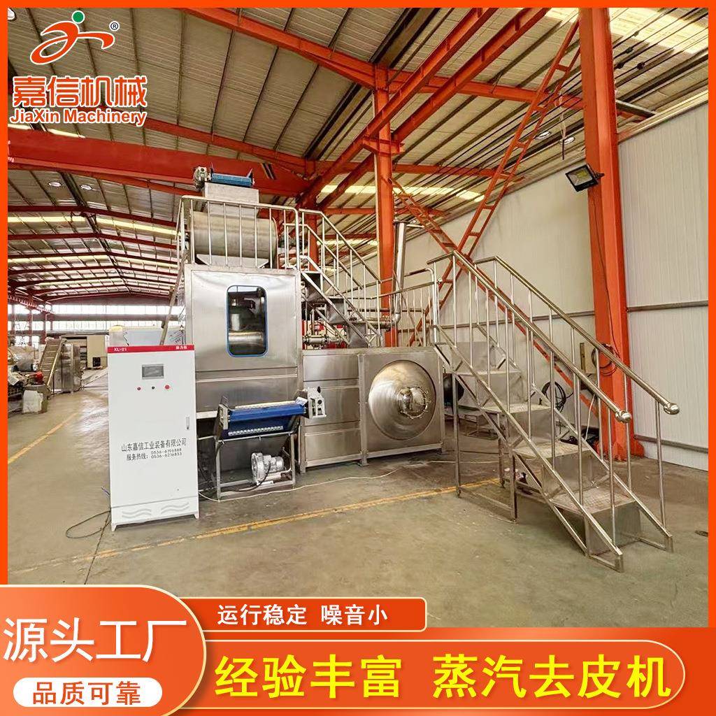 黄桃深加工去皮设备大型商用葡萄蒸汽去皮机地瓜红薯纯物理爆皮机