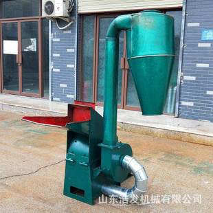 沙克龙防尘电动铡草机牛羊饲养场牧草揉碎机大进料口进料碎草机