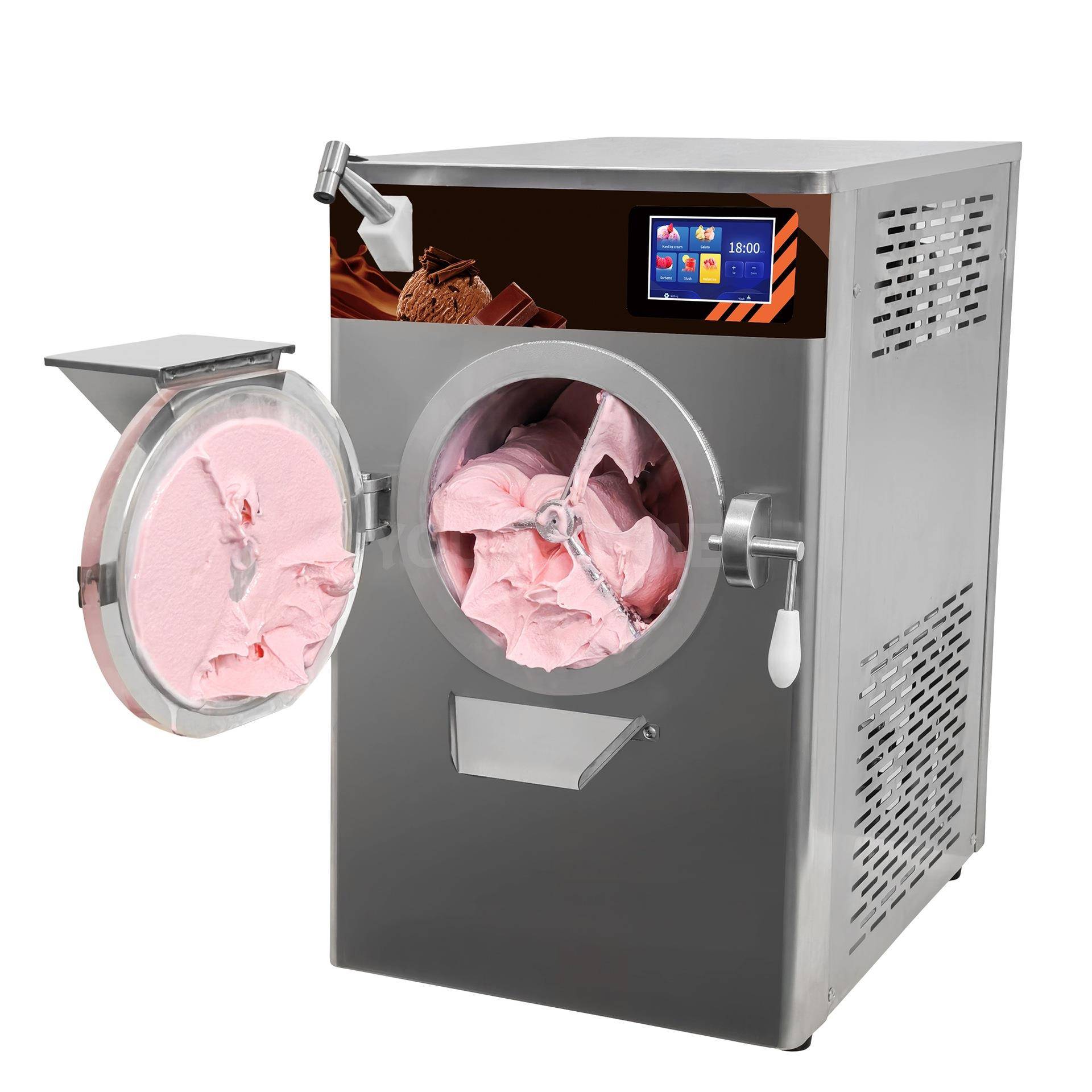 明毅哈根达斯冰激凌意式冰淇淋硬冰淇淋机gelato硬冰机48升工厂