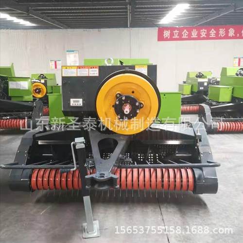 徐州小麦水稻杆捡拾方捆机方捆双粉碎捡拾打捆一体机