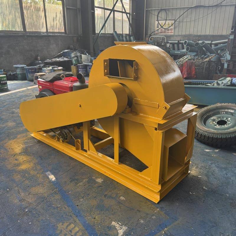 园林树枝粉碎机废旧木头木材粉碎机复合板板材木条子木屑粉碎机