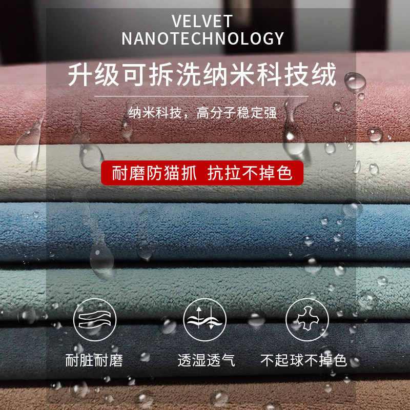 北欧沙发床可折叠两用双人小户型客厅多功能抽拉折叠床实木简约