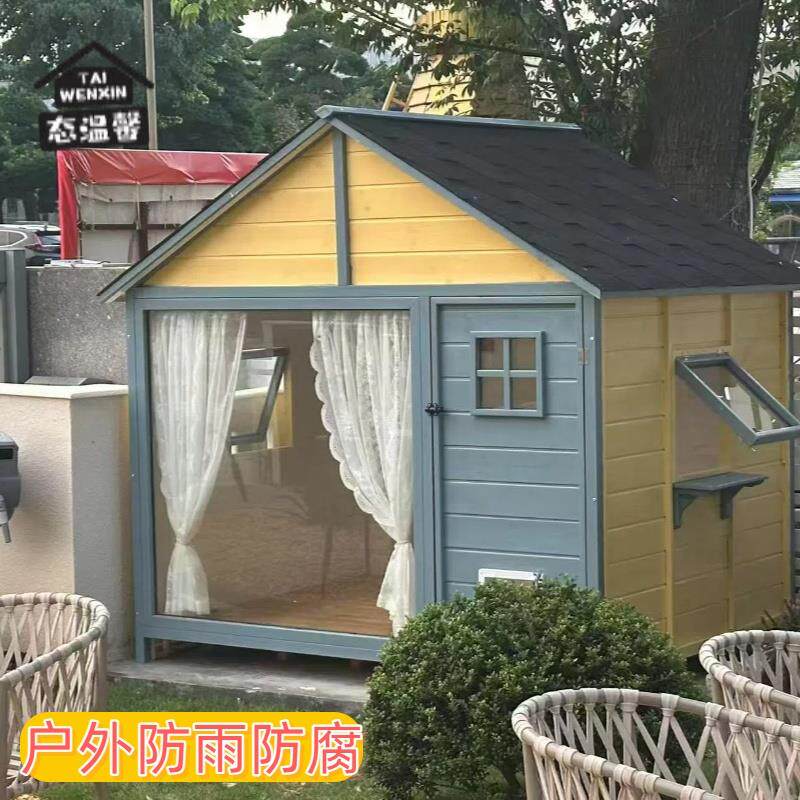 猫别墅猫木屋户外花园户外别墅猫房子猫窝定制猫窝屋狗屋狗屋防雨