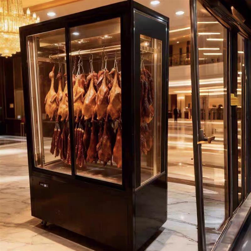 四面玻璃款挂肉柜冷藏冷冻牛羊肉保鲜展示柜大容量立式排酸商用柜