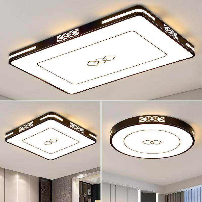 新款灯具简约现代全屋套餐组合灯具卧室客厅厨房长方形LED吸顶灯