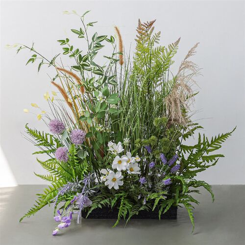 假花仿真花摆设客厅绿植造景花艺高档仿生花草丛植物布置装饰摆件