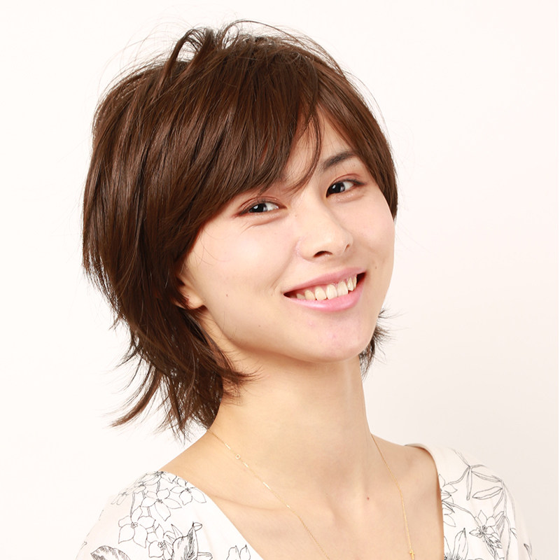 假发女短真人全头套头网红蓬松直发发丝发套黑妈妈一体女式妈妈
