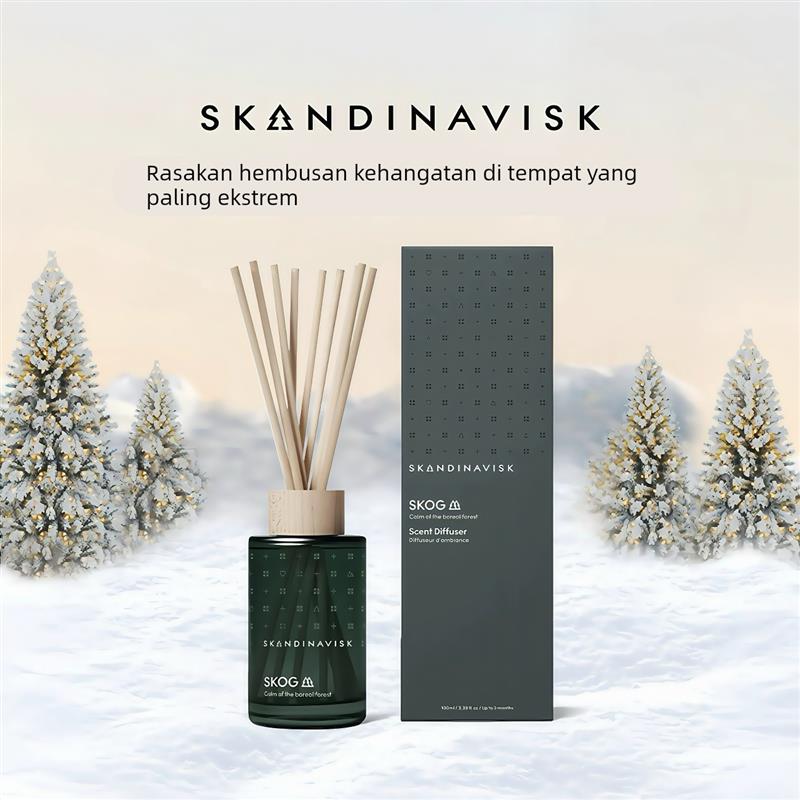 丹麦Skandinavisk无火香薰藤条森林室内持久扩香助眠安神生日礼物