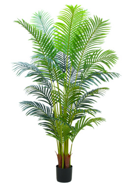 高端轻奢散尾葵仿真绿色植物假花树仿生植物室内装饰摆件大型客厅